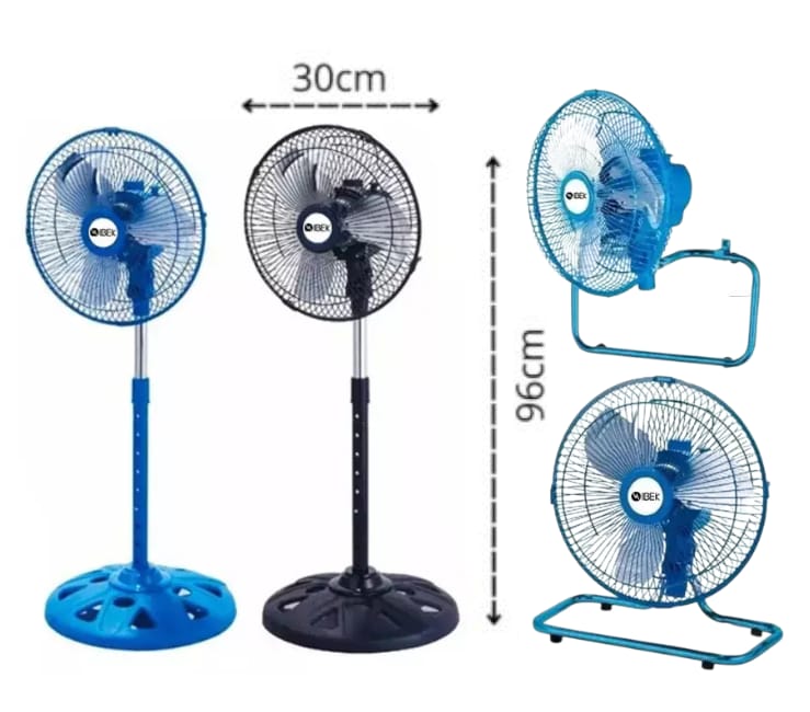Ventilador Ibek 3 en 1 10" Art. 2715
