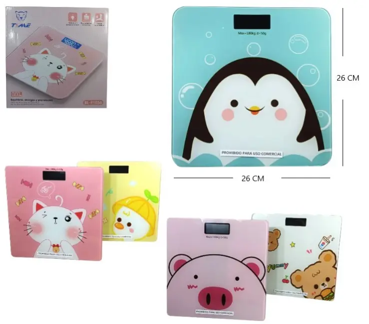 [ITBL91056] Balanza de Baño Personajes Art. 91056