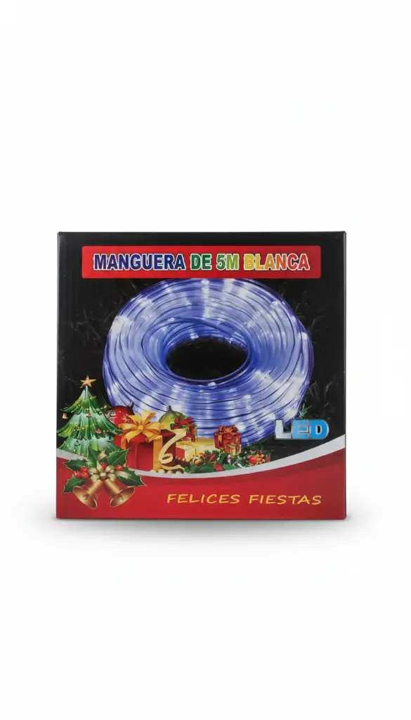 Tira Led 5m Manguera Blanca Art. 11