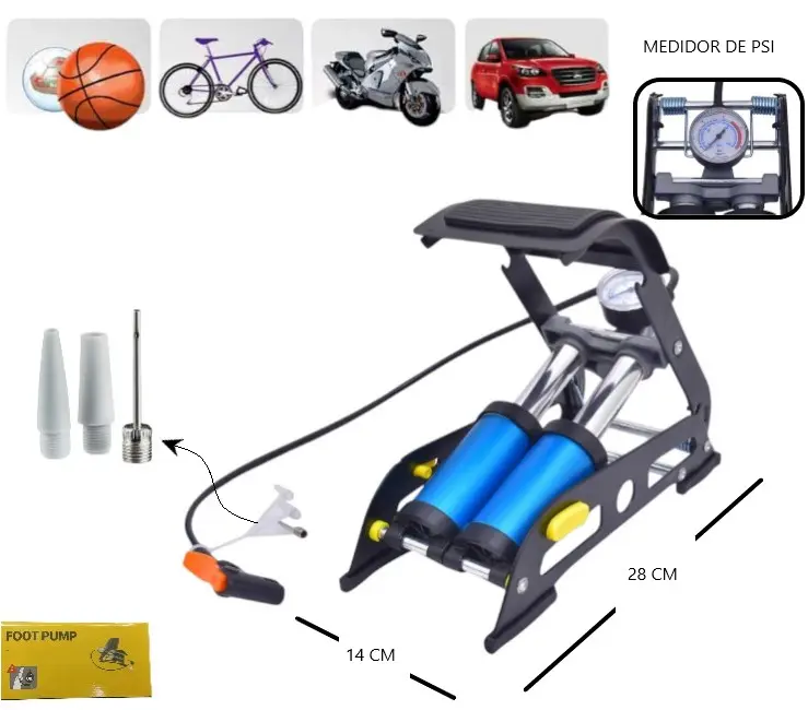 Inflador a Pedal Art. HL15