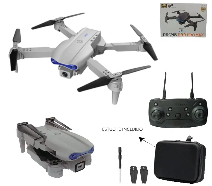 [ITE99] Drone Pro Max c/camara 4k E88