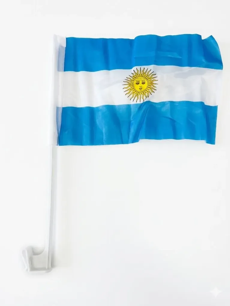 Bandera Auto argentina 30x20