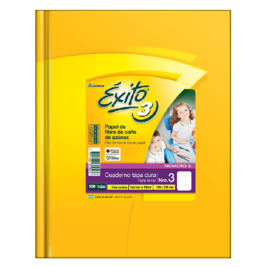 Cuaderno Exito T/D 48 hojas (19x25) ABC N°3