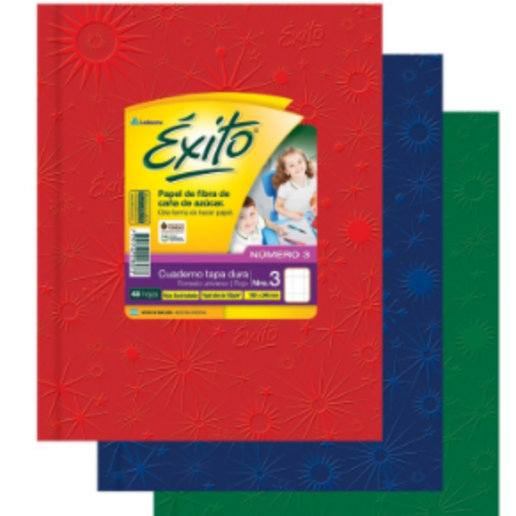 Cuaderno Exito x48 T/D (Rojo)