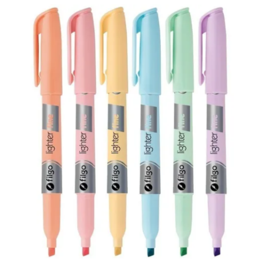 Resaltador Fino Filgo Pastel