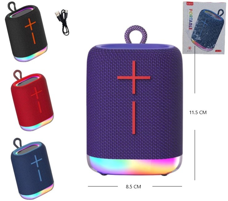 [ITKTS1828] Parlante Portable Fabric Waterproof Art. 1828
