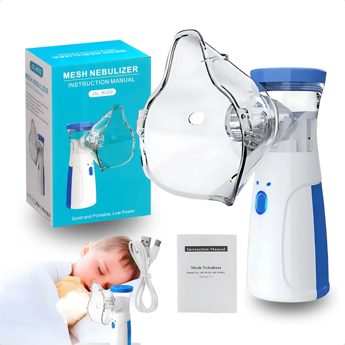 Nebulizador Portatil Adulto / Niño Art. W302