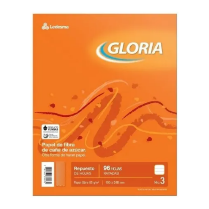 Repuesto Gloria x96 (Rayado)