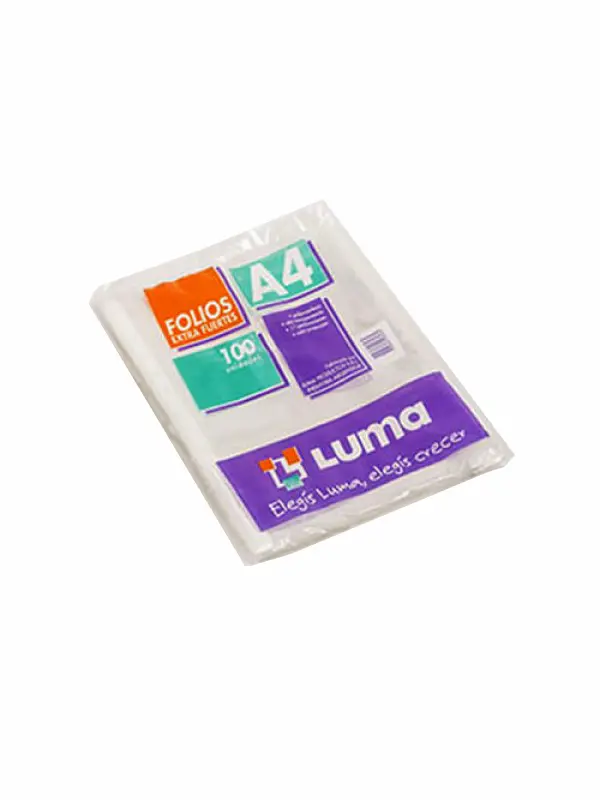 Folios Reforzados Cristal Oficio Luma 70mic