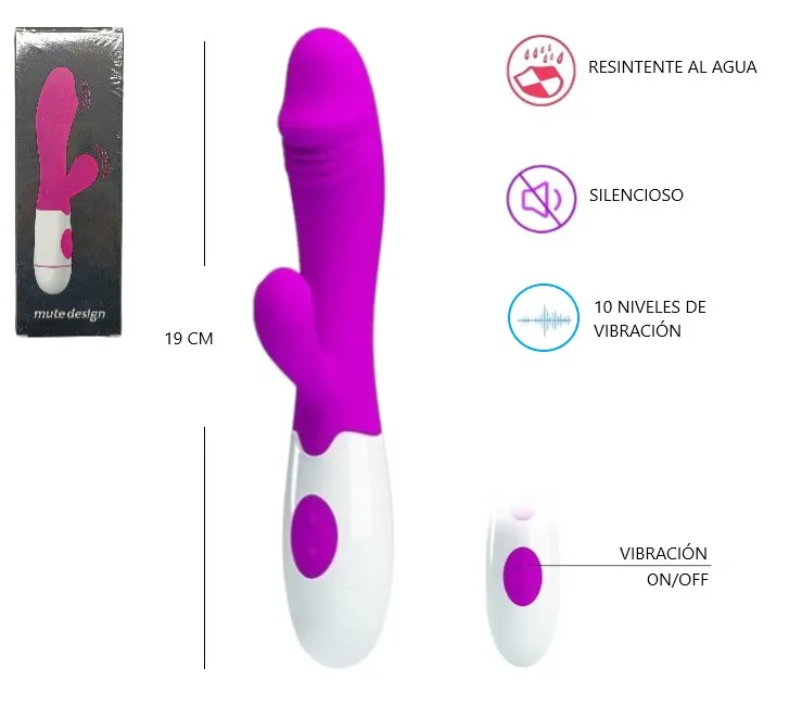 Vibrador Doble Mute Design Art. 371