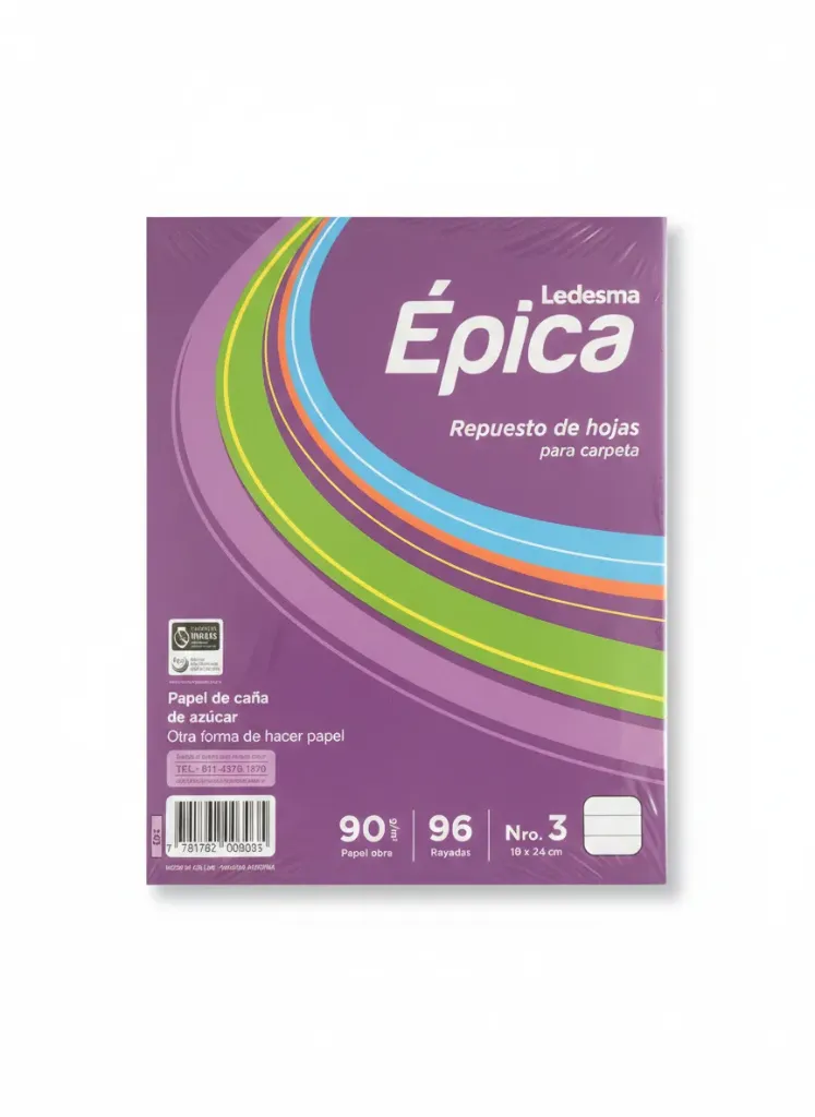 Repuesto epica x96 hojas