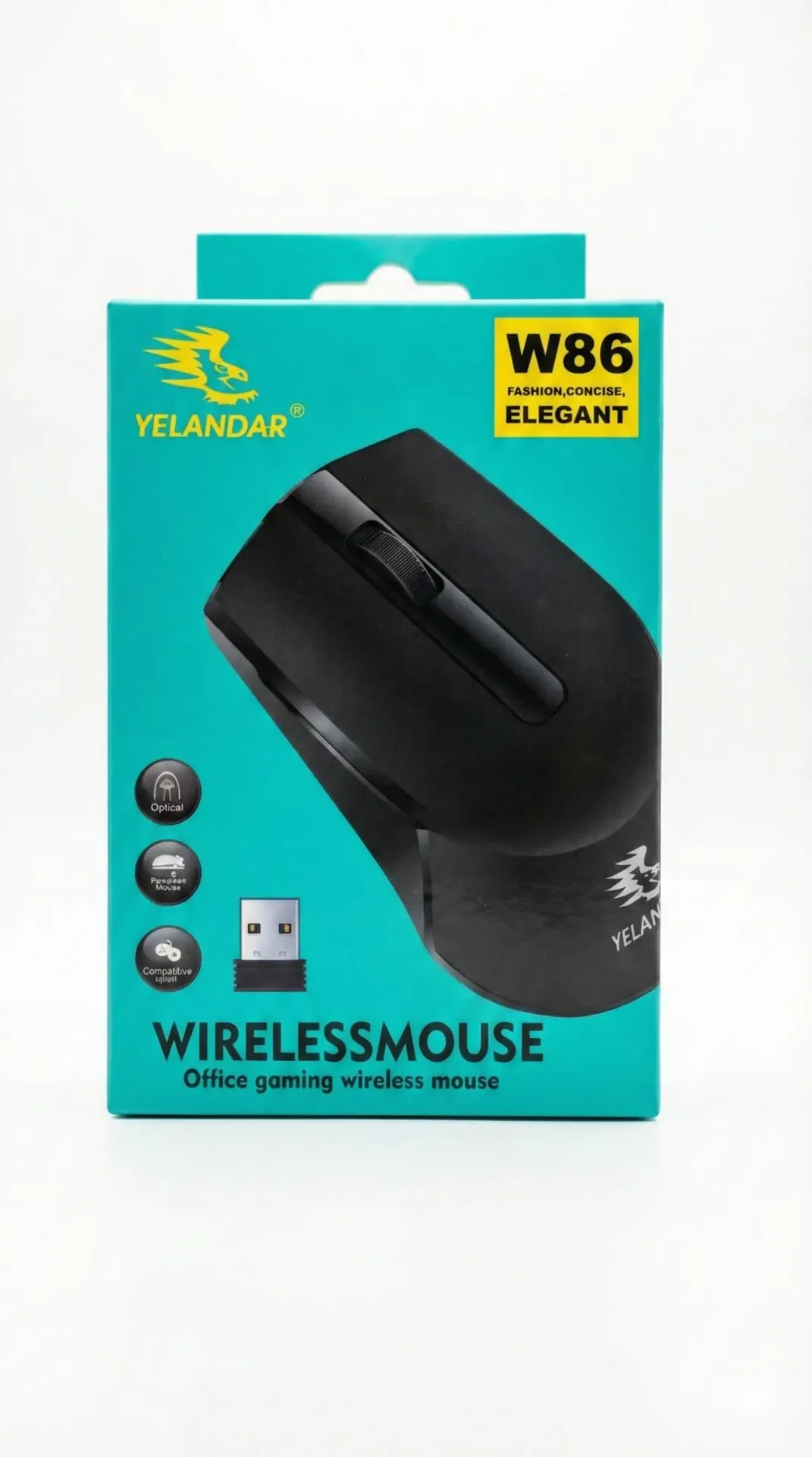 Mouse Inalambrico Yelandar en Caja Art. W86