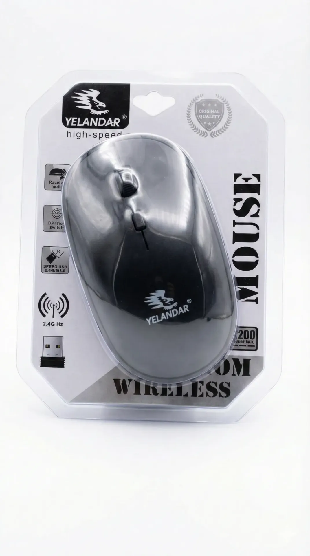 Mouse Inalambrico Yelandar en Blister Art. E80