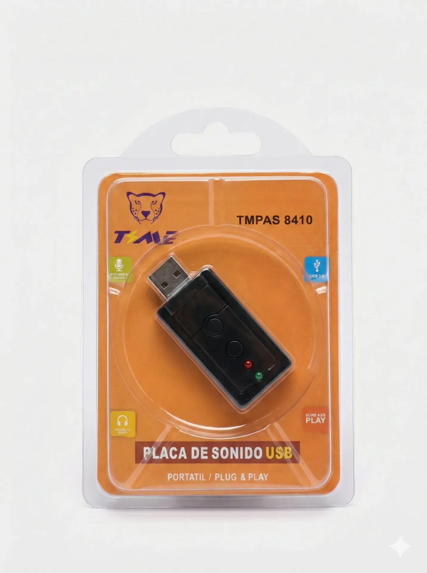 Placa de Sonido USB en Blister