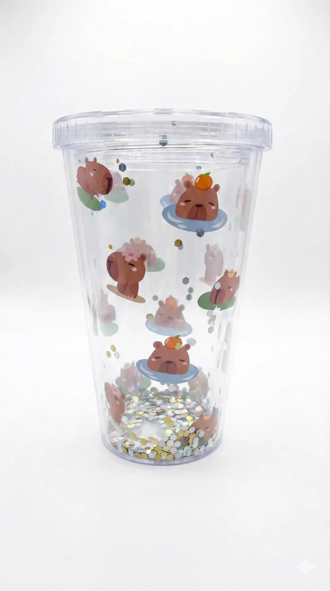 Vaso 450ml c/Sorbete Capybara Art 1341