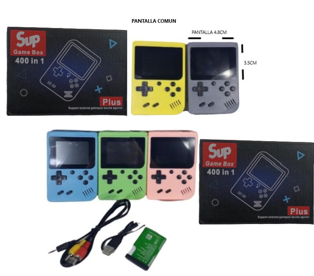 [ITCR400] Consola de Juegos Portatil Game Box 400 EN 1 Art. MELECH-132