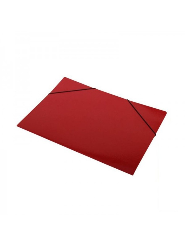 [ML339101] CARPETA 3 SOLAPAS CON ELASTICO OFICIO PLASTIFICADA COLOR