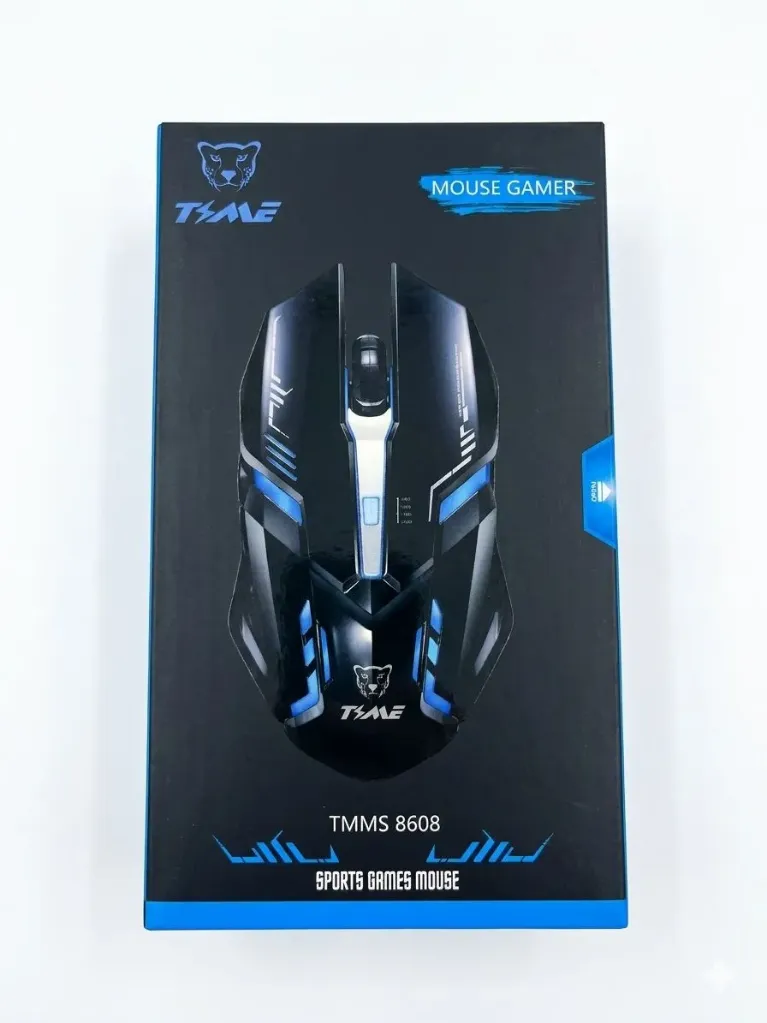 Mouse gamer c/luz 6botones