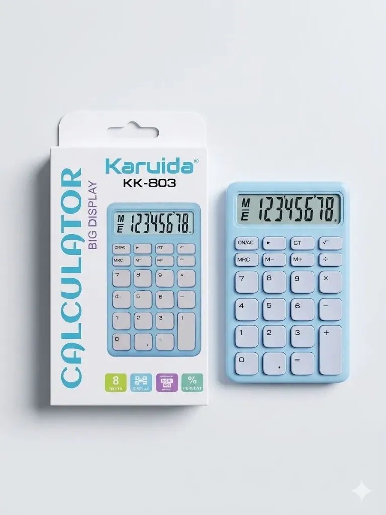 Calculadora Pastel 8 Digitos Art. KK803