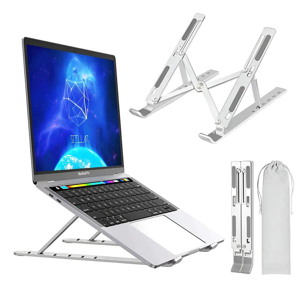 [BBLT2485] Soporte de Laptop Plegable de Metal Art. 2485