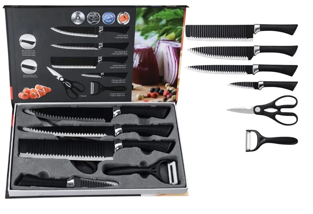 Set de cuchillas 6 pcs art.5216