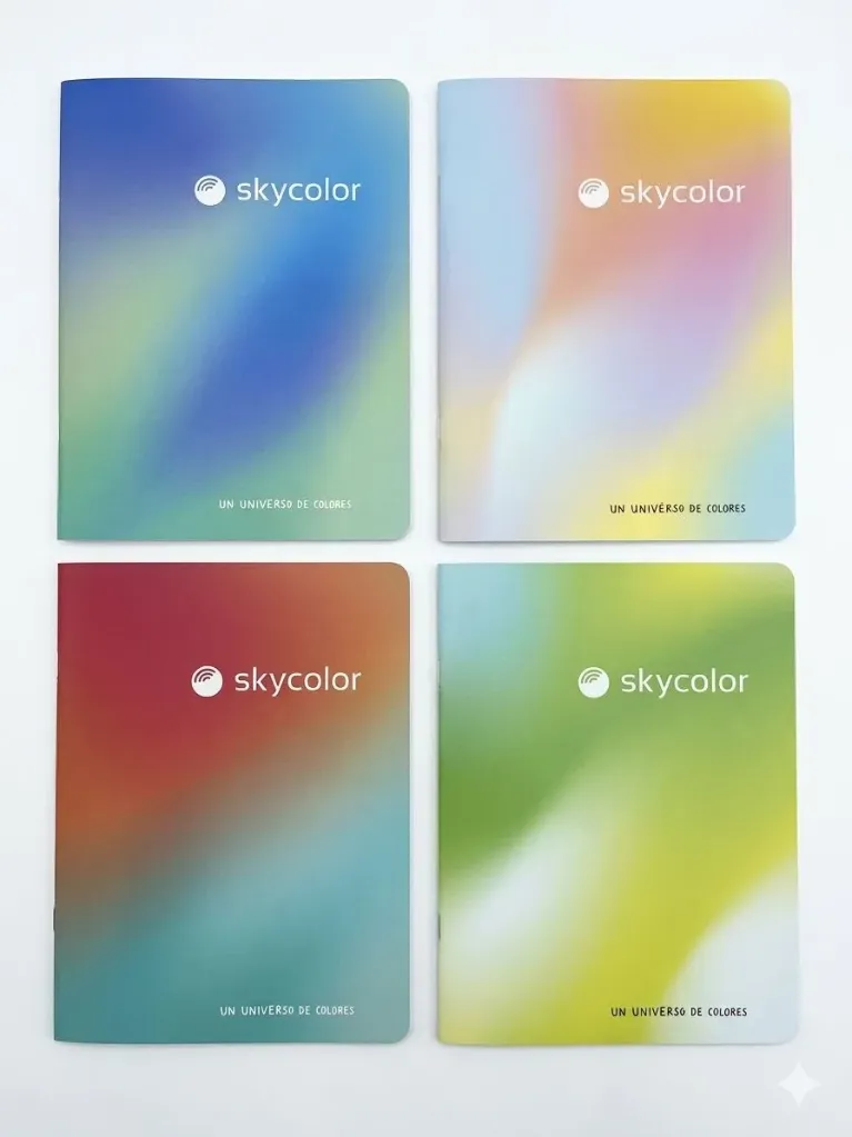 Cuaderno Nº1 T/F Sky Color Diseños x48h Art. CF5748