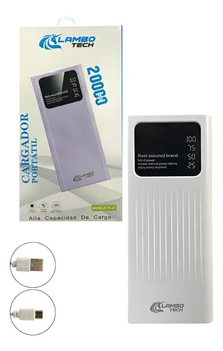 [BBPL21] Cargador portatil Lambo Tech 2000mAh art.pl21