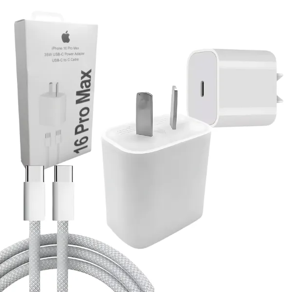 [BB89007] Cargador Iphone 16 Pro Max C/ cable C-C 35W