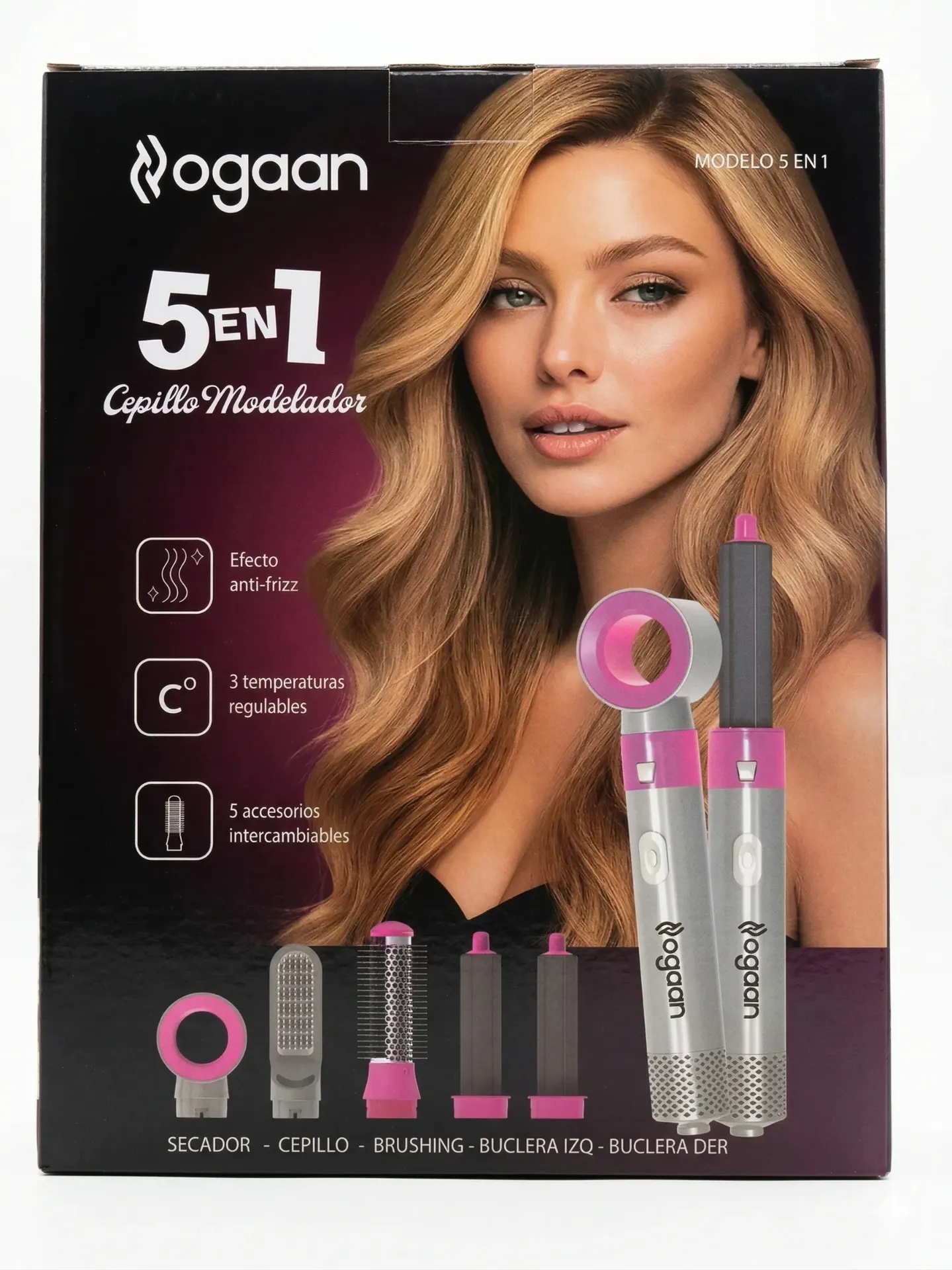 Set 5 en 1 moldeador rizador art.188