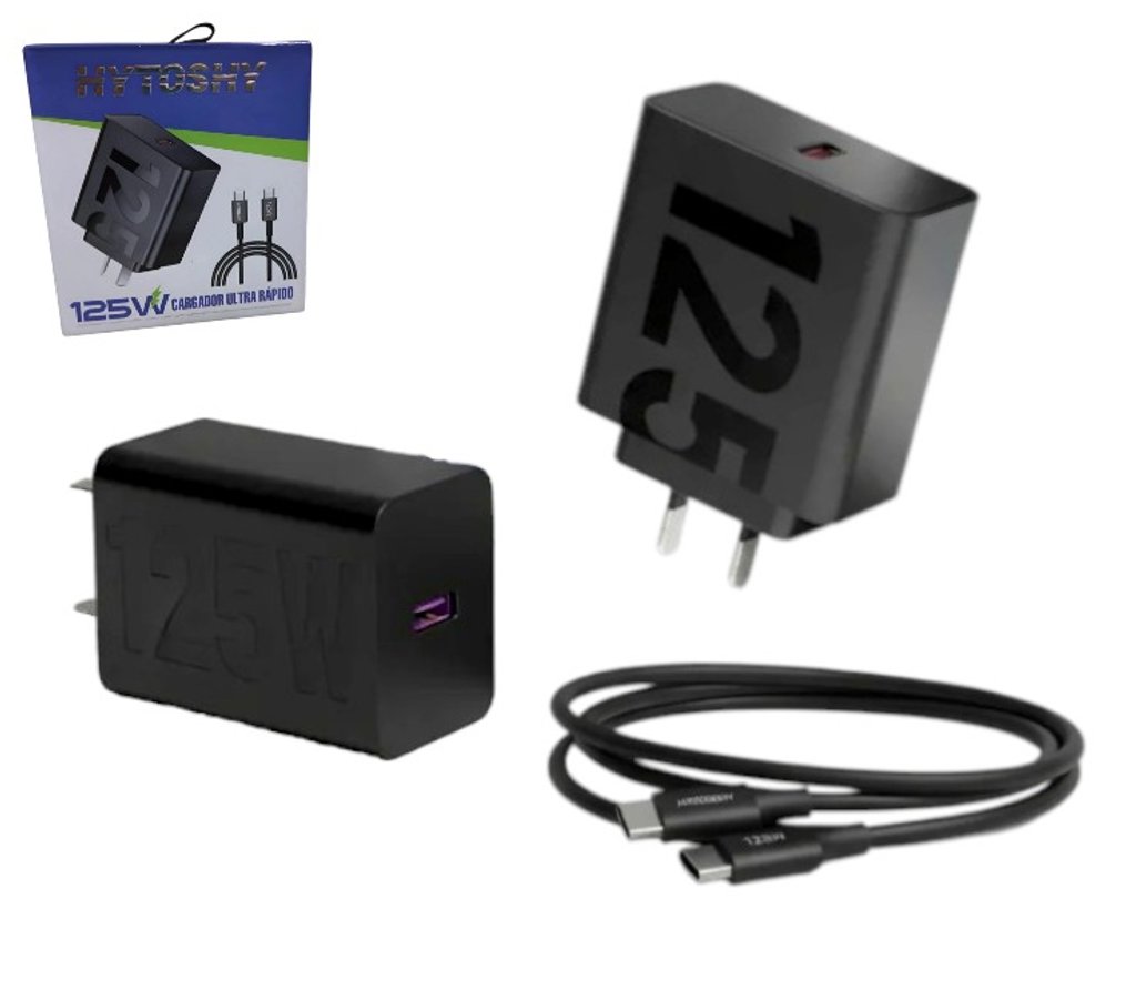 CARGADOR ULTRA RAPIDO 125W TIPOCYUSB