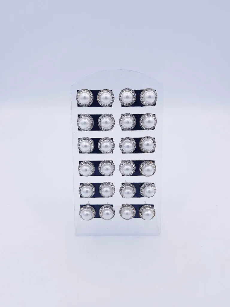 Aritos Perla x12 c/corona Art. 118972