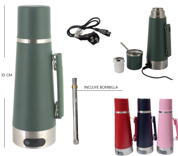 [ITOGET1] TERMO ELECTRICO C/MATE 1200ML