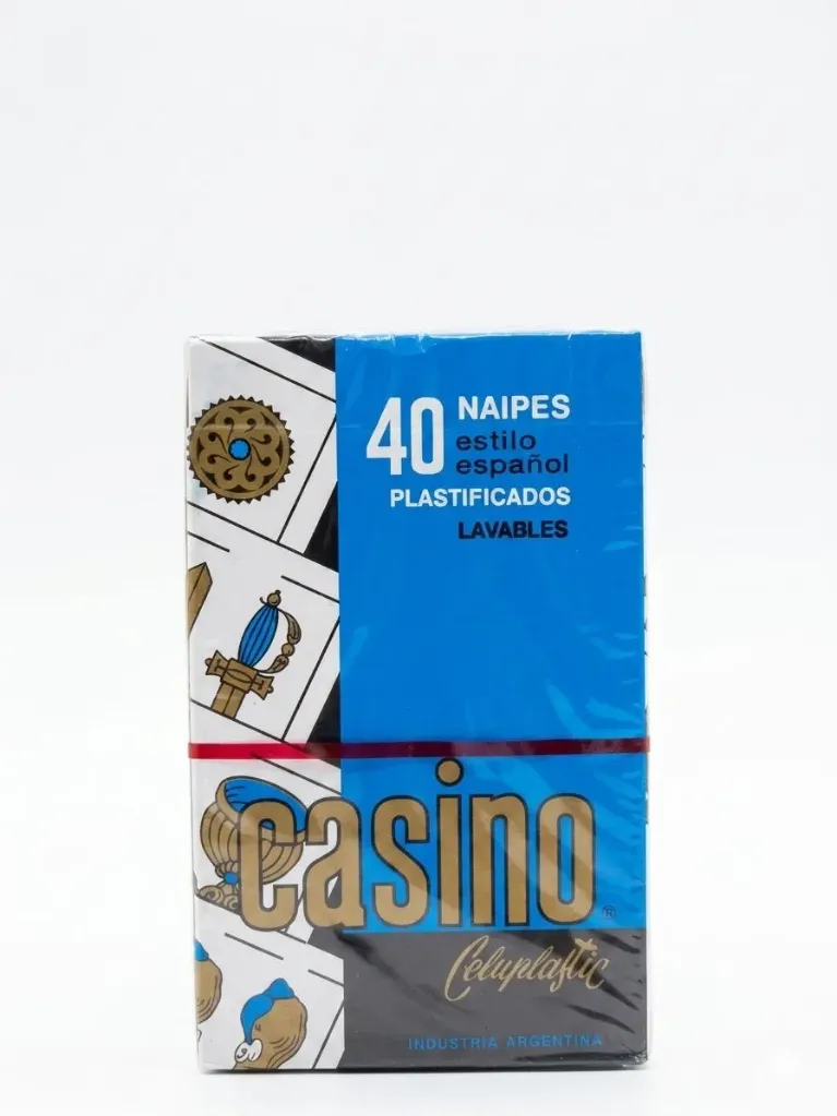 Naipes Casino X40 Plastificadas 
