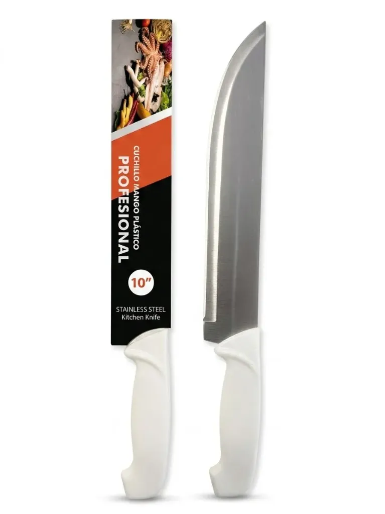 [3594] Cuchilla 10" Mango Blanco Art. 3594
