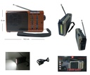 Radio Solar AM/FM/SW c/LINTERNA Recargable Art. KTF-1472
