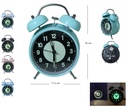 Reloj Despertador Alarma Campana Art.121033