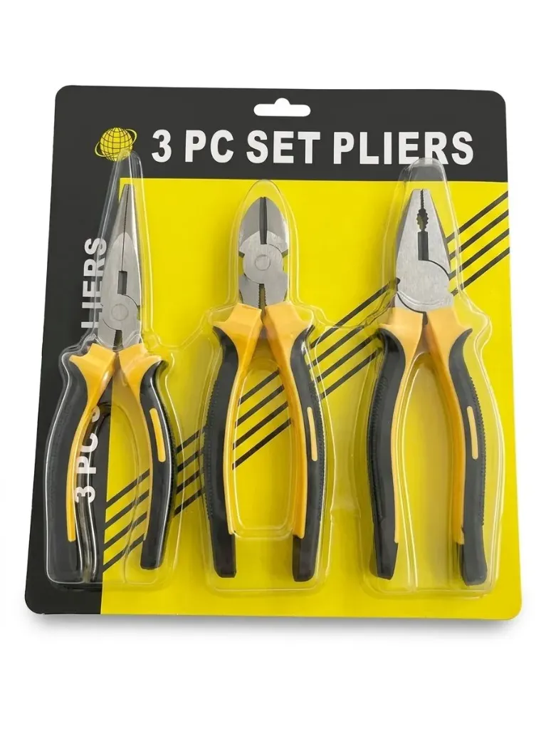 [ITK137] Set de Pinzas x3 8" Art. HT-138A