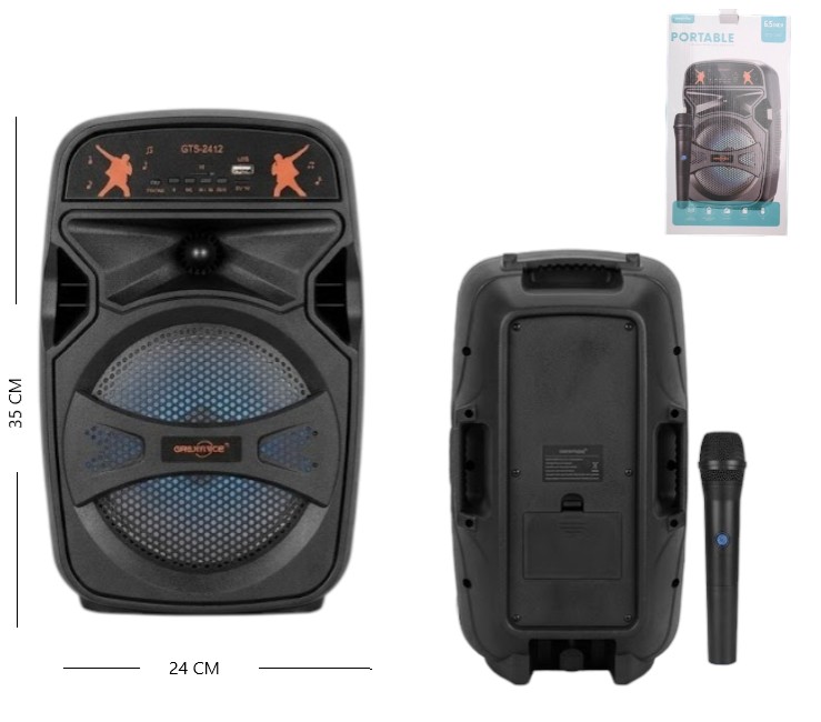 Parlante 6.5" C/Microfono Bt/Usb Art.2412