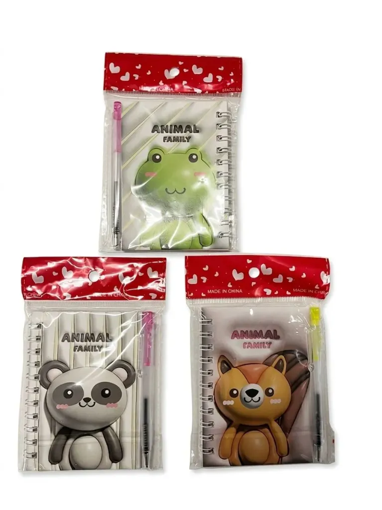 Agenda Animalitos infantil C/Birome 0802