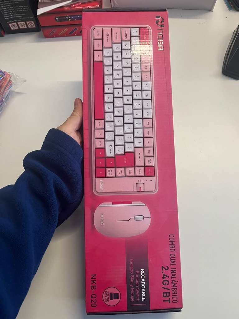 Kit Teclado Y Mouse Inalambrico Noga Q20