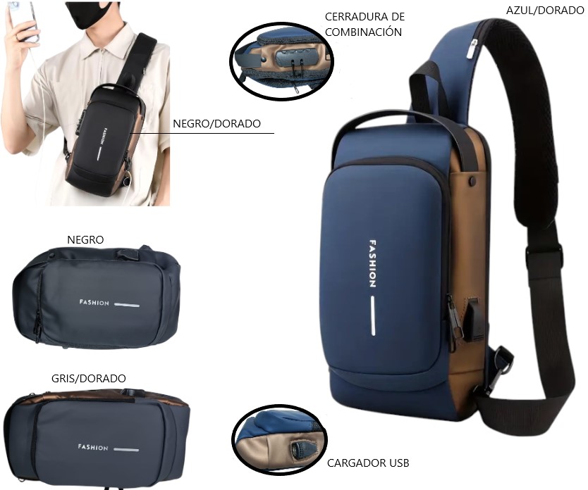 [ITK7205] Morral Bandolera C/Clave Art.260KA