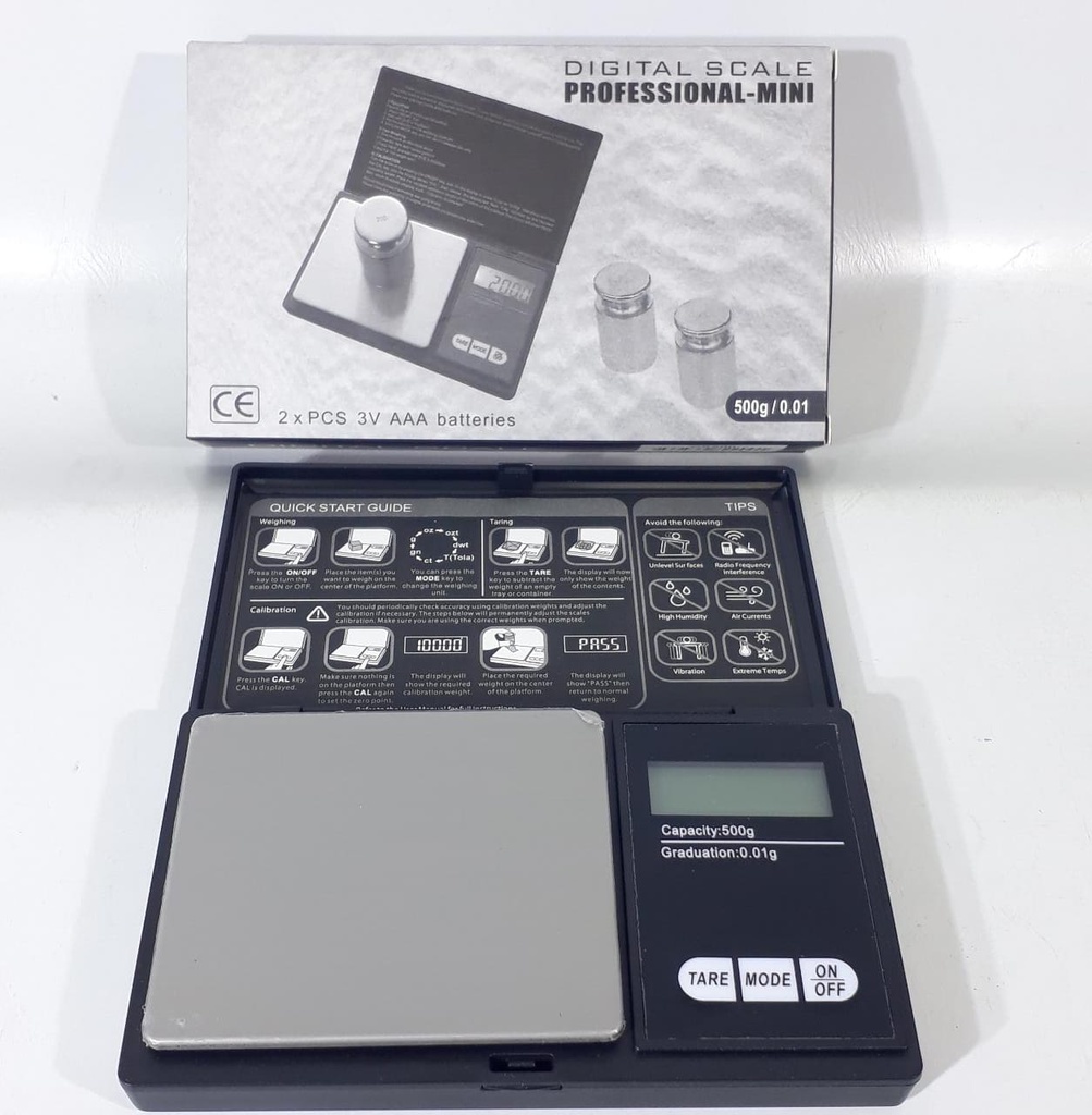 Balanza Gramera Precision 0,01-500G