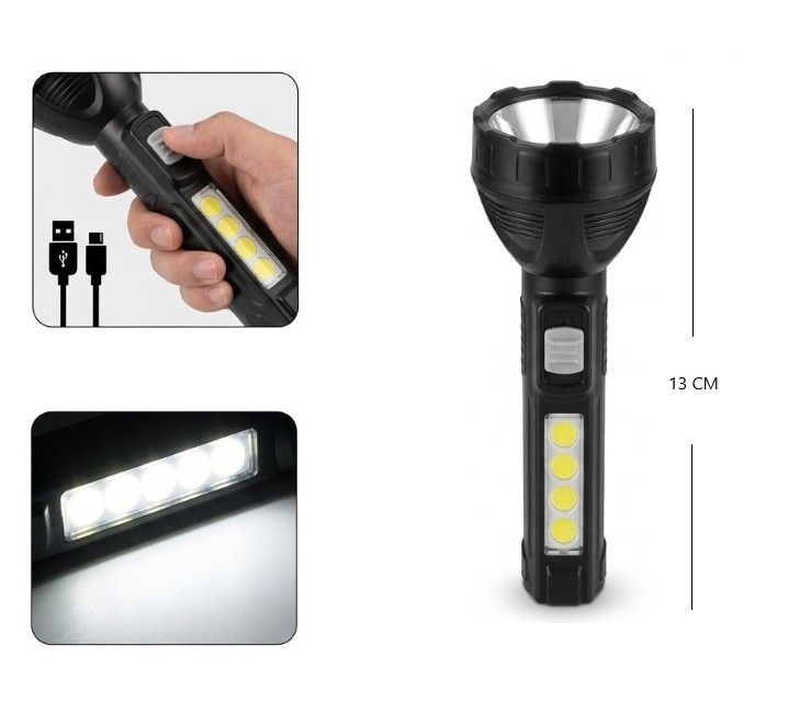 Linterna Led Mini Recargable Art. 8677