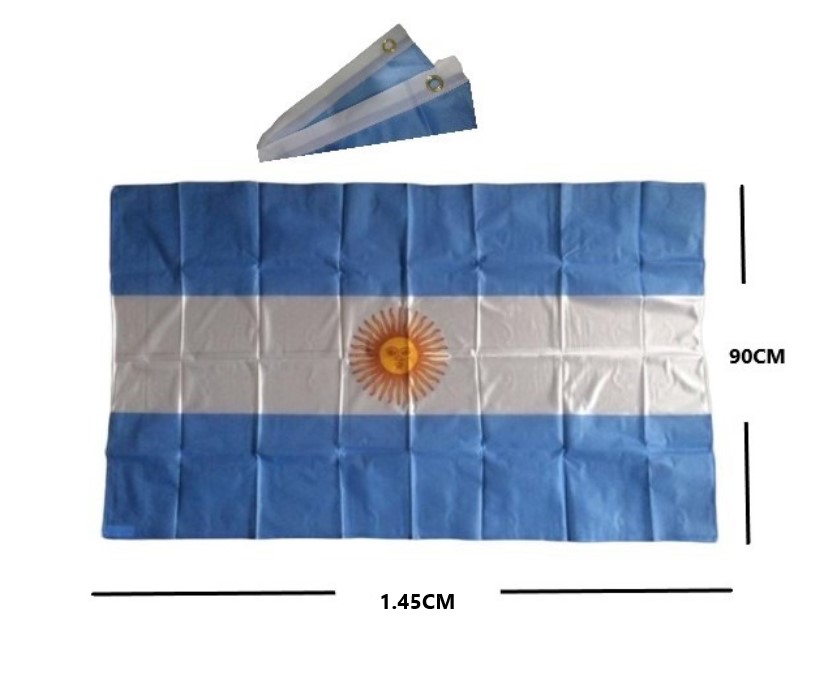 [ITEF10009] Bandera Argentina Grande 90X14 Art.10