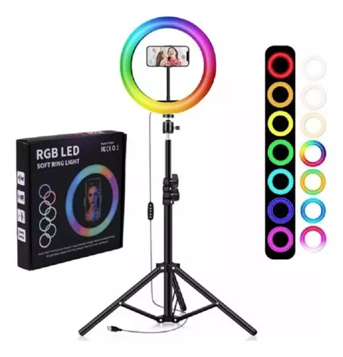 Aro De Luz RGB C/Tripode 26CM Art.3D26