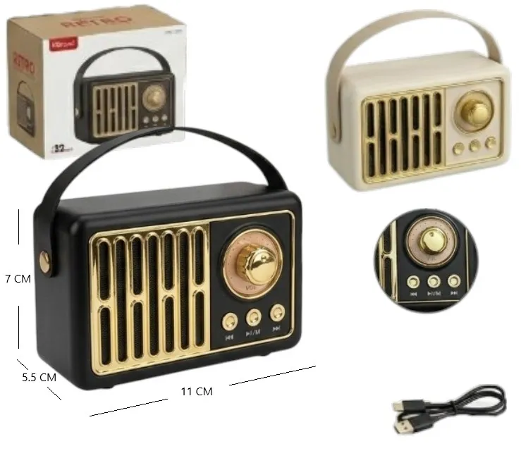 [ITKTS2281] Mini Radio Vintage Parlante Retro Art. 2281