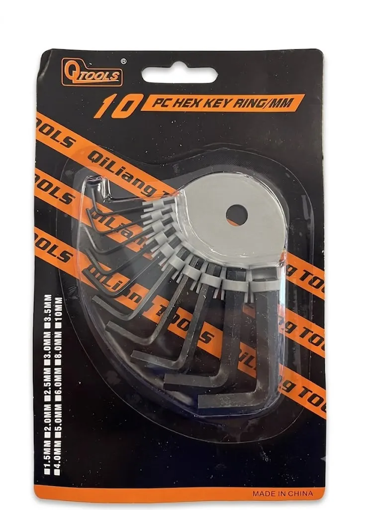Set Llave Alen x10pc 160g