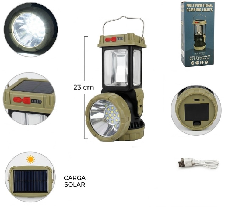 [ITHW1277W] Linterna Camping Multifuncion Art. HW1277D