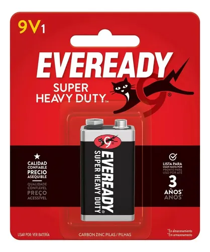 Batería Eveready 9v