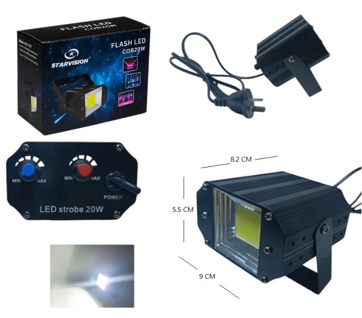 [ITSVFL01] Flah Led Blanco Cob 20W Art. SVFL01